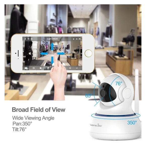 NWT Wansview Wireless 1080P Security Camera, WiFi Home Surveillance IP Camera - Picture 6 of 8